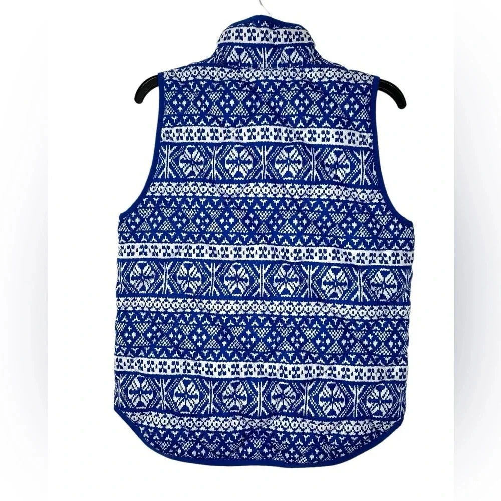 J. Crew Fair Isle Vest Excursion Women's Sz S Cabincore Preppy Nordic